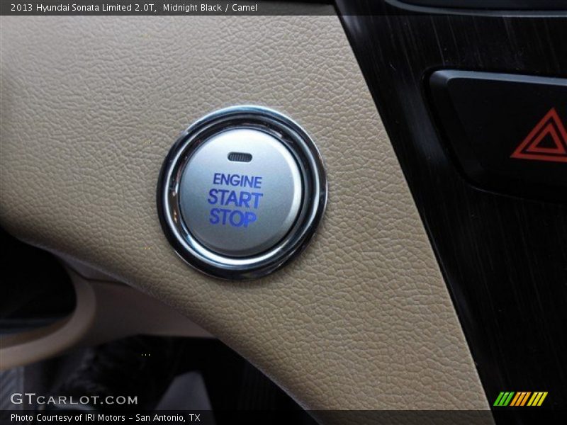 Midnight Black / Camel 2013 Hyundai Sonata Limited 2.0T
