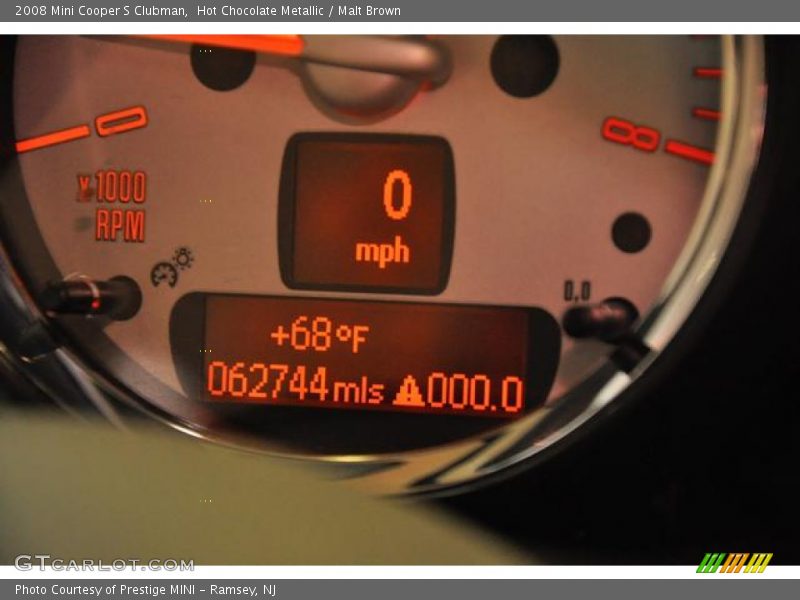 Hot Chocolate Metallic / Malt Brown 2008 Mini Cooper S Clubman