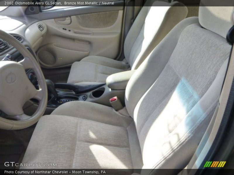 Bronze Mist Metallic / Neutral 2002 Oldsmobile Alero GL Sedan