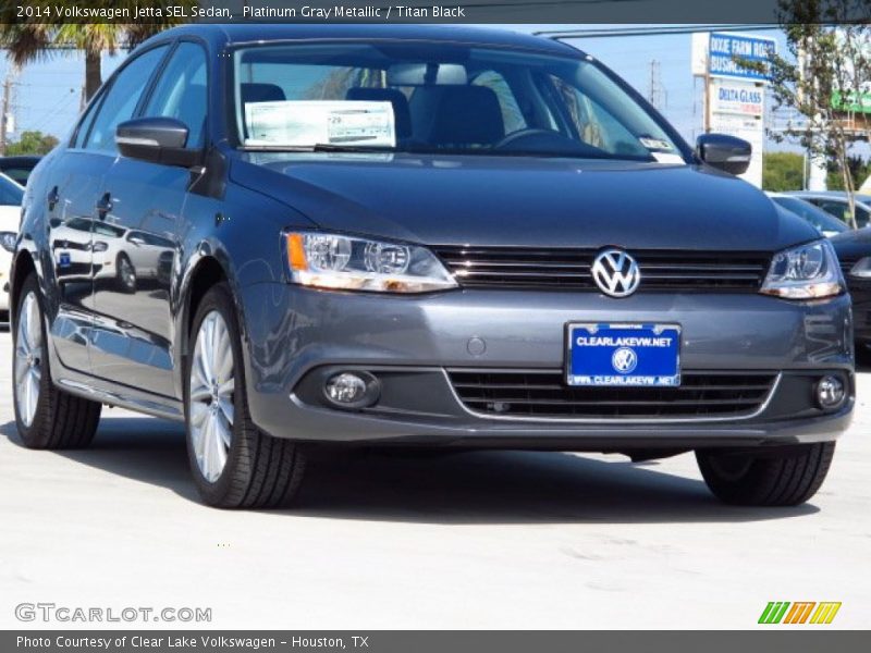 Platinum Gray Metallic / Titan Black 2014 Volkswagen Jetta SEL Sedan