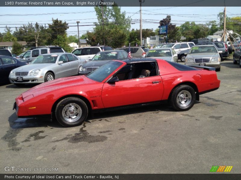 Bright Red / Charcoal 1983 Pontiac Firebird Trans Am Coupe