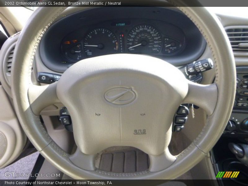 Bronze Mist Metallic / Neutral 2002 Oldsmobile Alero GL Sedan