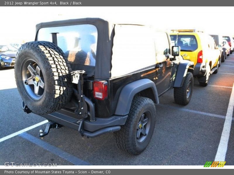 Black / Black 2012 Jeep Wrangler Sport 4x4