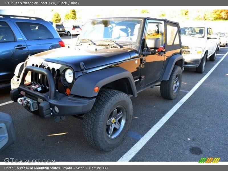 Black / Black 2012 Jeep Wrangler Sport 4x4