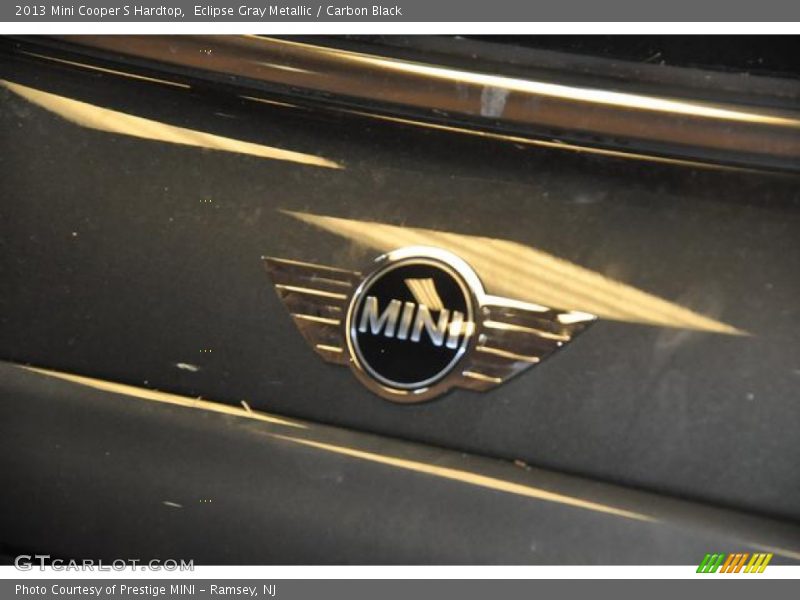 Eclipse Gray Metallic / Carbon Black 2013 Mini Cooper S Hardtop