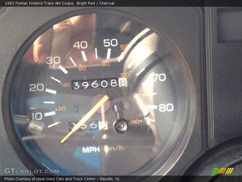 Bright Red / Charcoal 1983 Pontiac Firebird Trans Am Coupe
