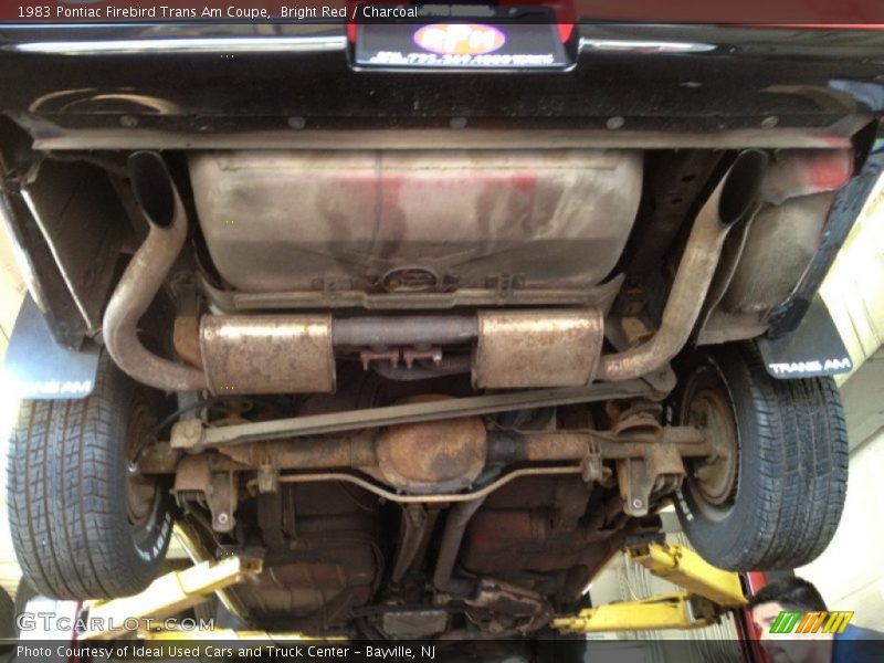 Undercarriage of 1983 Firebird Trans Am Coupe