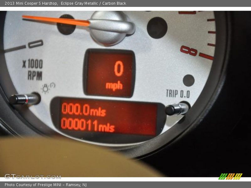 Eclipse Gray Metallic / Carbon Black 2013 Mini Cooper S Hardtop