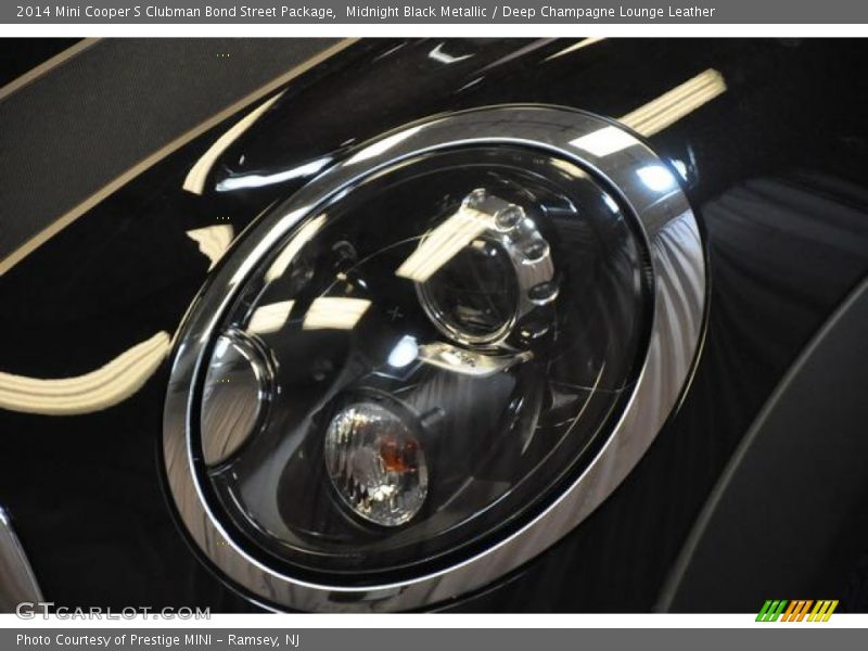Midnight Black Metallic / Deep Champagne Lounge Leather 2014 Mini Cooper S Clubman Bond Street Package