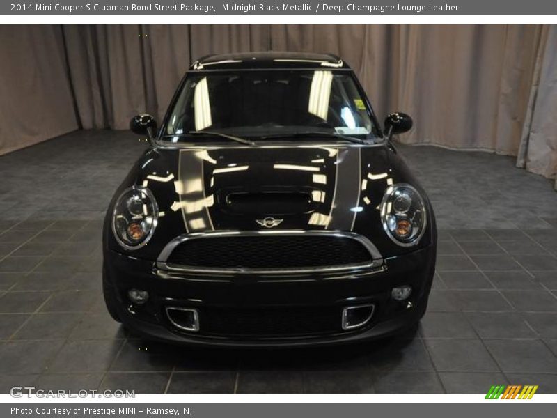 Midnight Black Metallic / Deep Champagne Lounge Leather 2014 Mini Cooper S Clubman Bond Street Package