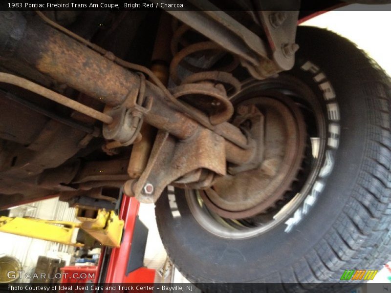 Undercarriage of 1983 Firebird Trans Am Coupe