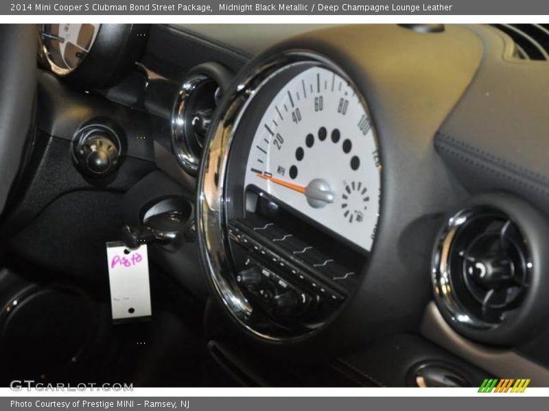 Midnight Black Metallic / Deep Champagne Lounge Leather 2014 Mini Cooper S Clubman Bond Street Package