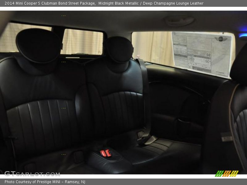 Midnight Black Metallic / Deep Champagne Lounge Leather 2014 Mini Cooper S Clubman Bond Street Package