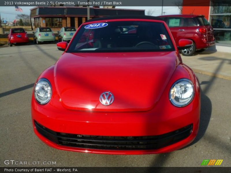 Tornado Red / Titan Black 2013 Volkswagen Beetle 2.5L Convertible