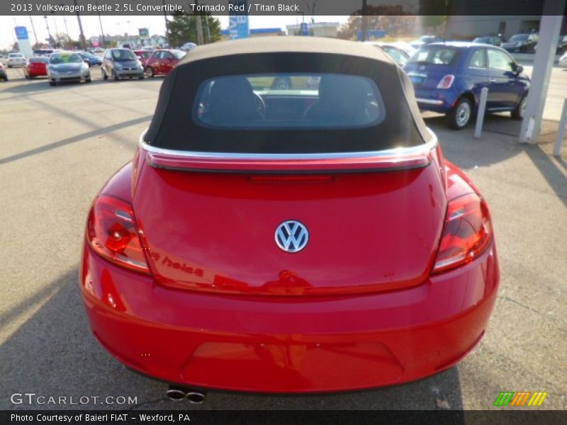 Tornado Red / Titan Black 2013 Volkswagen Beetle 2.5L Convertible