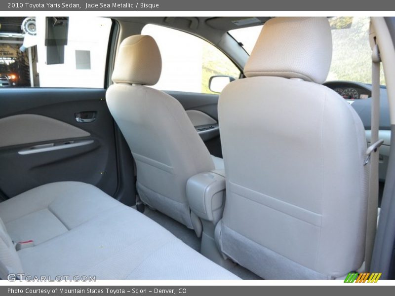 Jade Sea Metallic / Bisque 2010 Toyota Yaris Sedan
