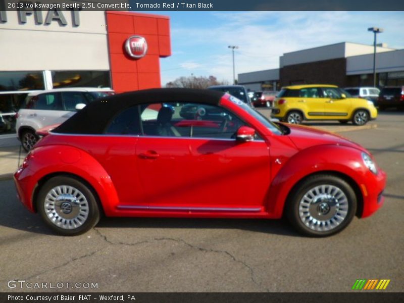 Tornado Red / Titan Black 2013 Volkswagen Beetle 2.5L Convertible