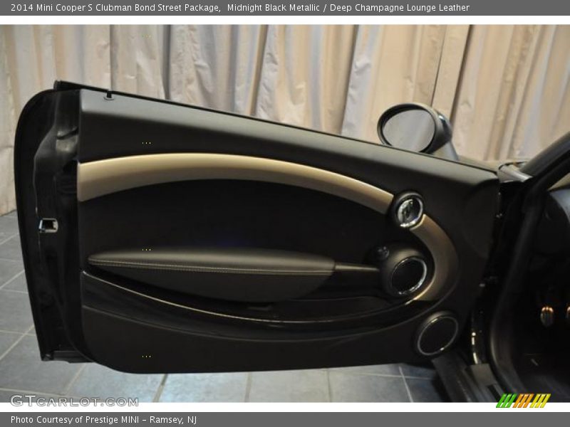 Midnight Black Metallic / Deep Champagne Lounge Leather 2014 Mini Cooper S Clubman Bond Street Package