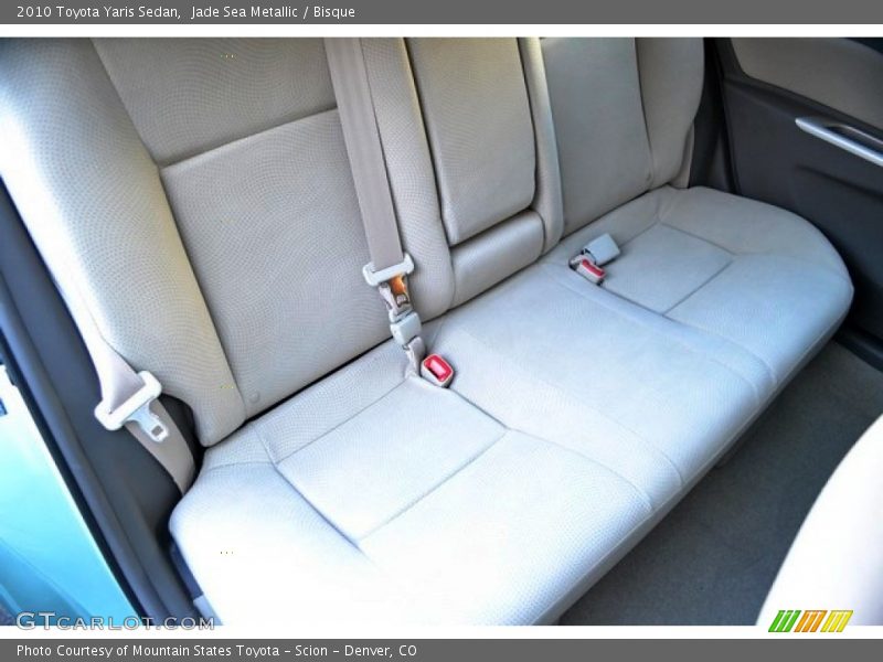 Jade Sea Metallic / Bisque 2010 Toyota Yaris Sedan