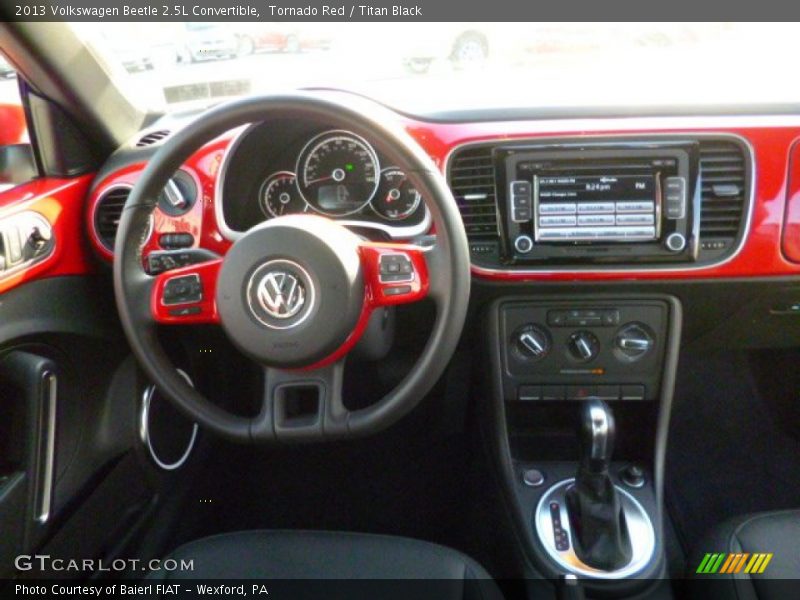 Tornado Red / Titan Black 2013 Volkswagen Beetle 2.5L Convertible