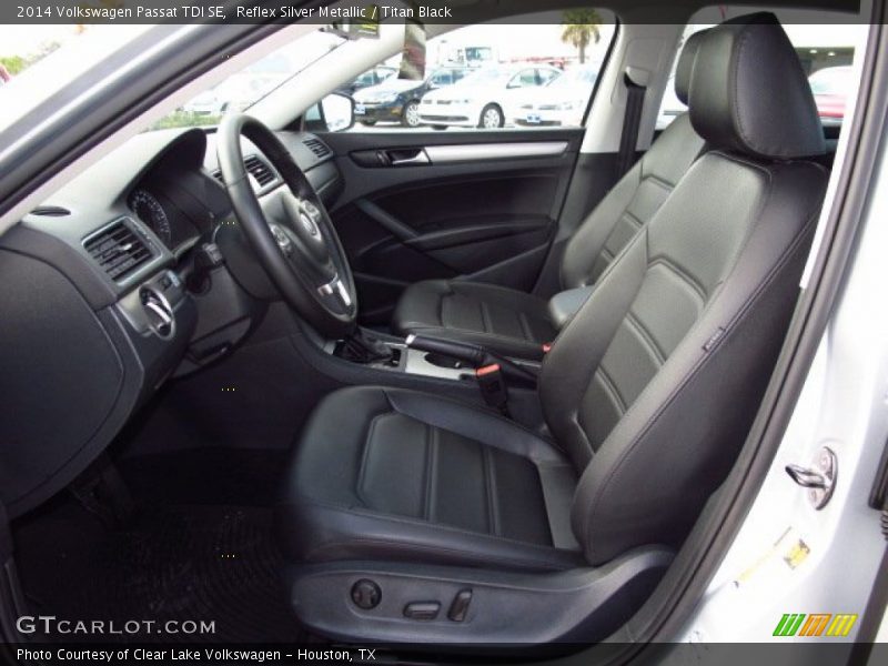 Reflex Silver Metallic / Titan Black 2014 Volkswagen Passat TDI SE