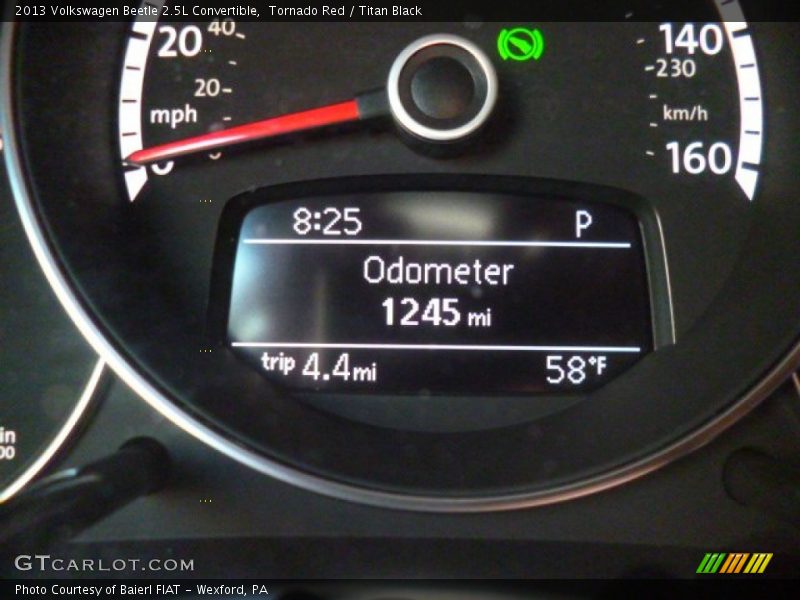 Tornado Red / Titan Black 2013 Volkswagen Beetle 2.5L Convertible