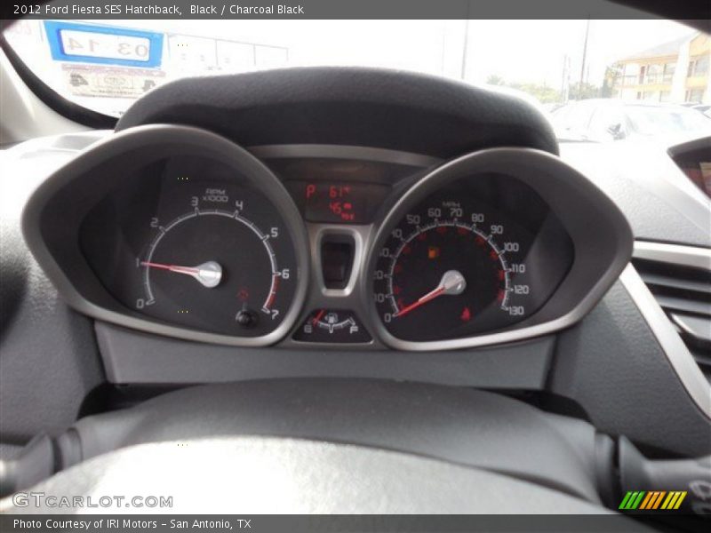 Black / Charcoal Black 2012 Ford Fiesta SES Hatchback