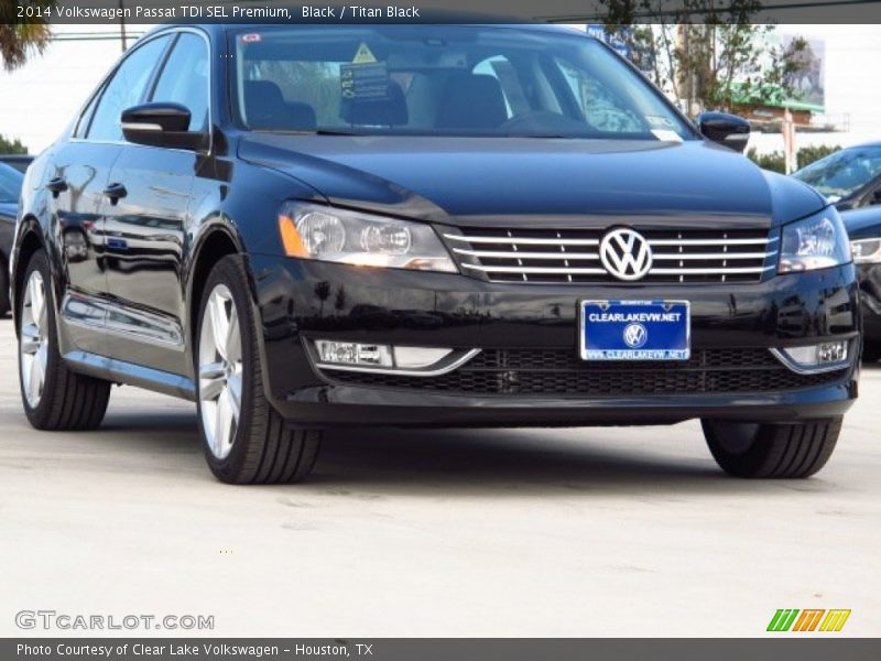 Black / Titan Black 2014 Volkswagen Passat TDI SEL Premium