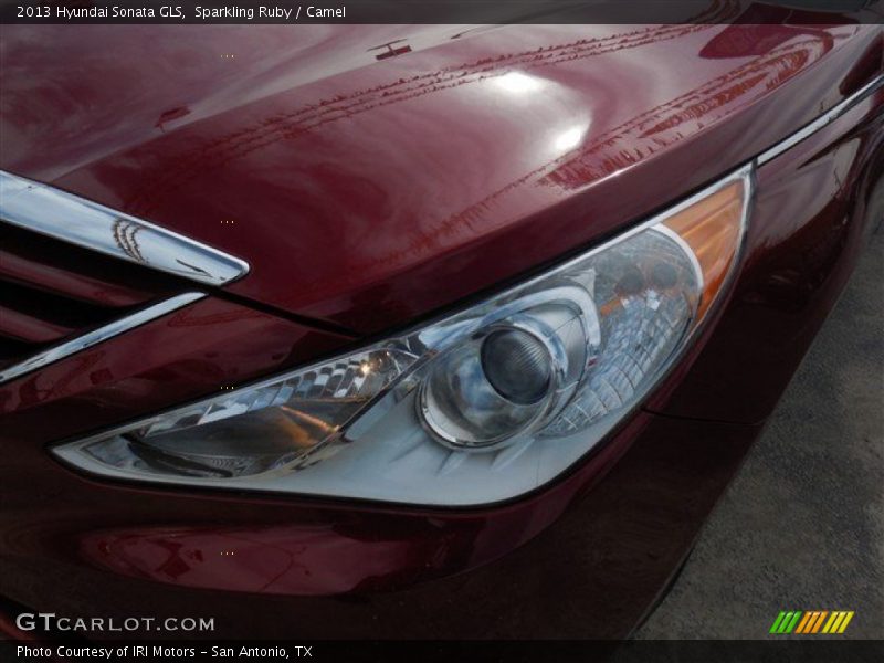 Sparkling Ruby / Camel 2013 Hyundai Sonata GLS