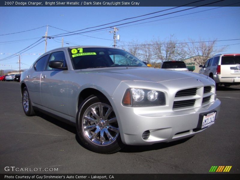 Bright Silver Metallic / Dark Slate Gray/Light Slate Gray 2007 Dodge Charger
