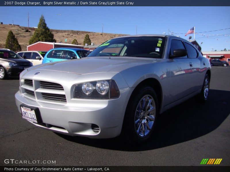 Bright Silver Metallic / Dark Slate Gray/Light Slate Gray 2007 Dodge Charger