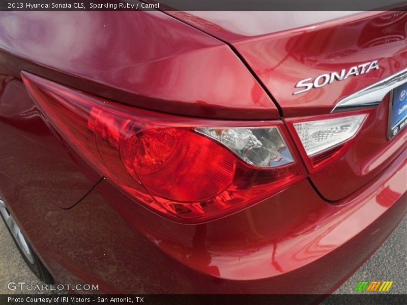 Sparkling Ruby / Camel 2013 Hyundai Sonata GLS