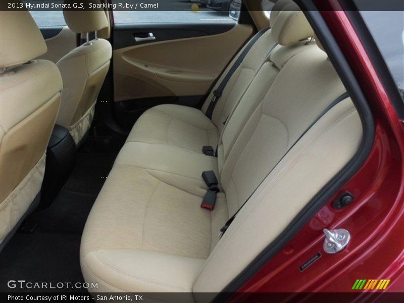 Sparkling Ruby / Camel 2013 Hyundai Sonata GLS