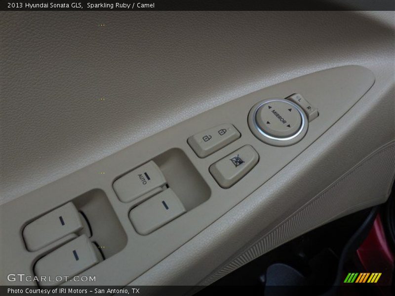 Sparkling Ruby / Camel 2013 Hyundai Sonata GLS