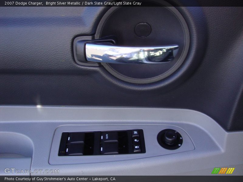 Bright Silver Metallic / Dark Slate Gray/Light Slate Gray 2007 Dodge Charger