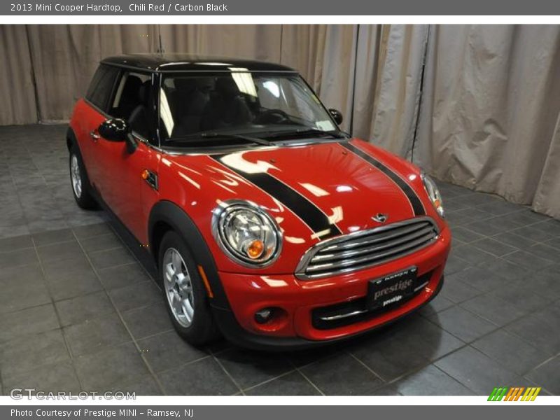 Chili Red / Carbon Black 2013 Mini Cooper Hardtop