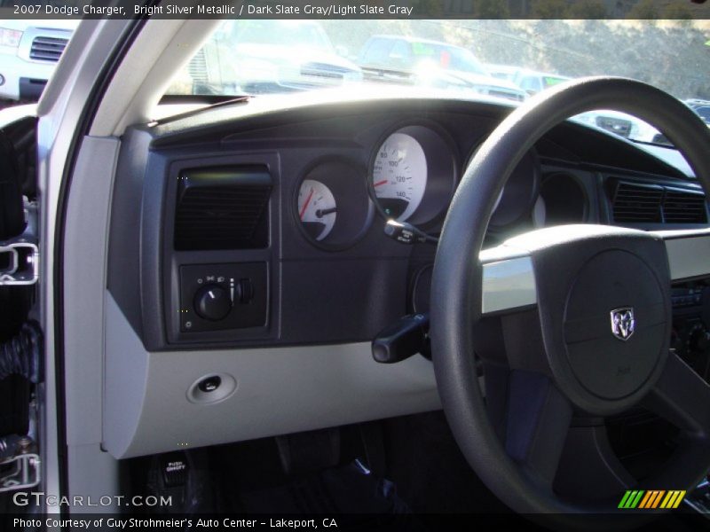 Bright Silver Metallic / Dark Slate Gray/Light Slate Gray 2007 Dodge Charger
