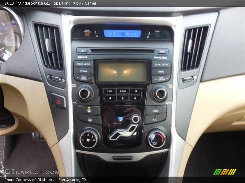 Sparkling Ruby / Camel 2013 Hyundai Sonata GLS