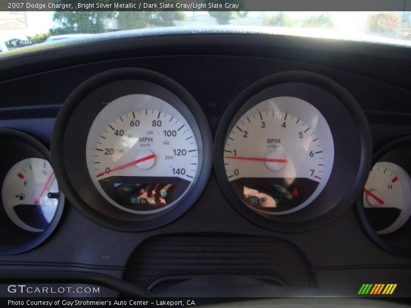 Bright Silver Metallic / Dark Slate Gray/Light Slate Gray 2007 Dodge Charger