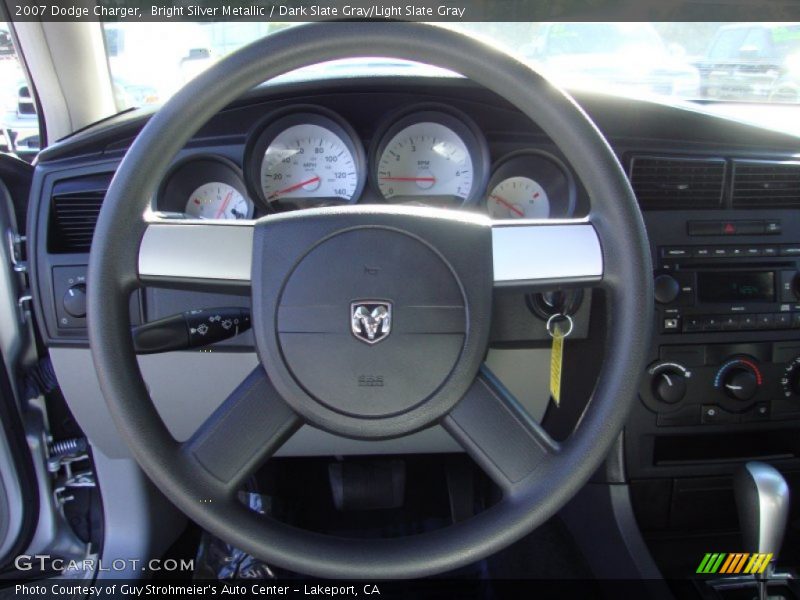 Bright Silver Metallic / Dark Slate Gray/Light Slate Gray 2007 Dodge Charger
