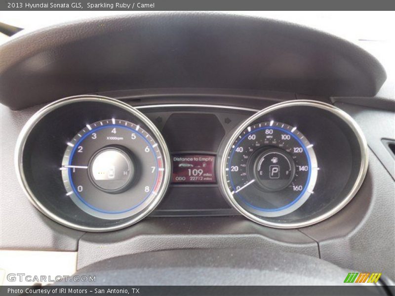 Sparkling Ruby / Camel 2013 Hyundai Sonata GLS