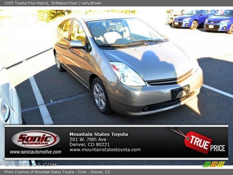 Driftwood Pearl / Ivory/Brown 2005 Toyota Prius Hybrid