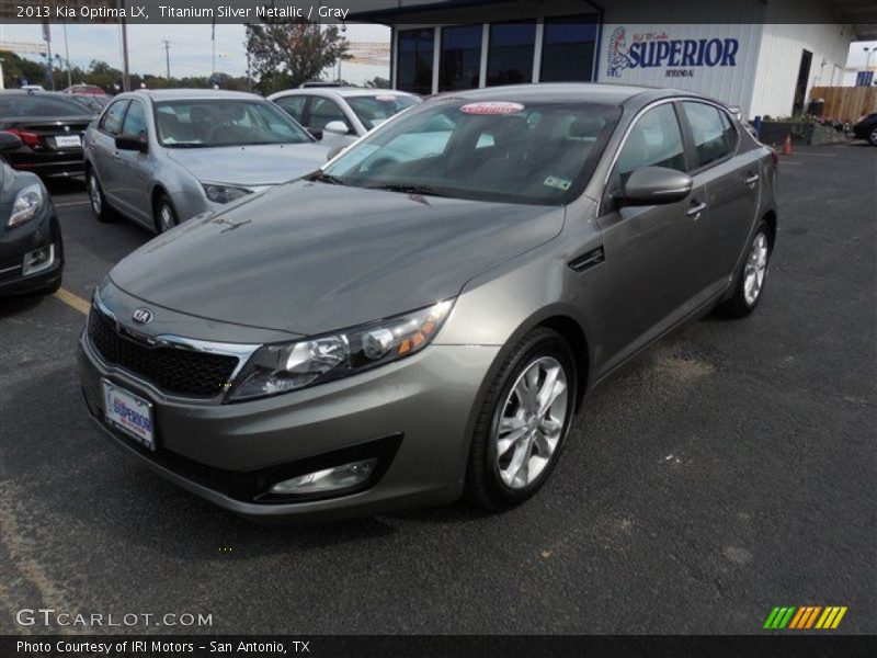 Titanium Silver Metallic / Gray 2013 Kia Optima LX