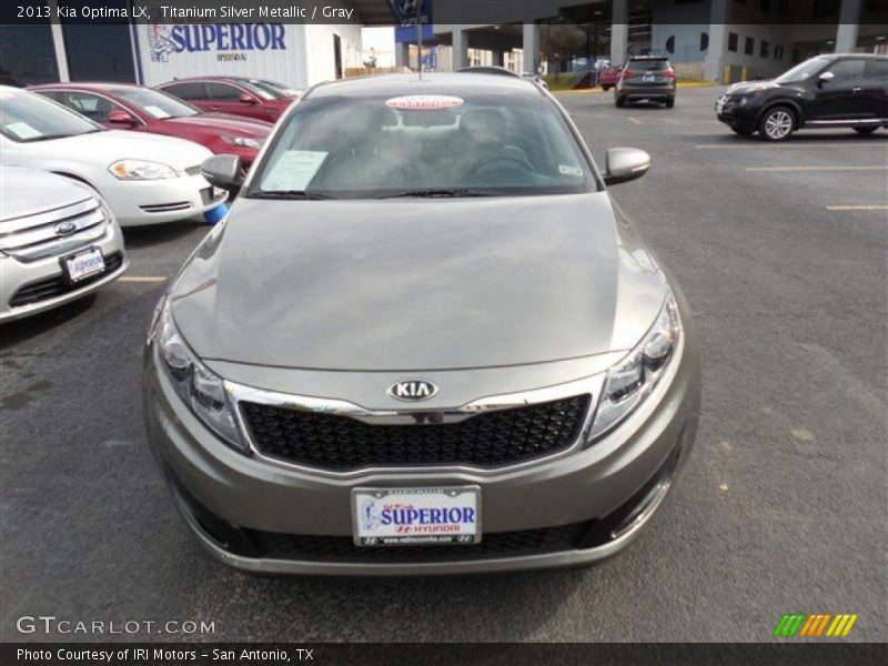 Titanium Silver Metallic / Gray 2013 Kia Optima LX