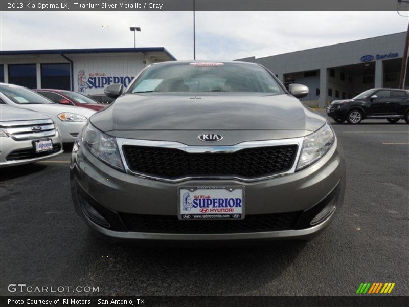 Titanium Silver Metallic / Gray 2013 Kia Optima LX