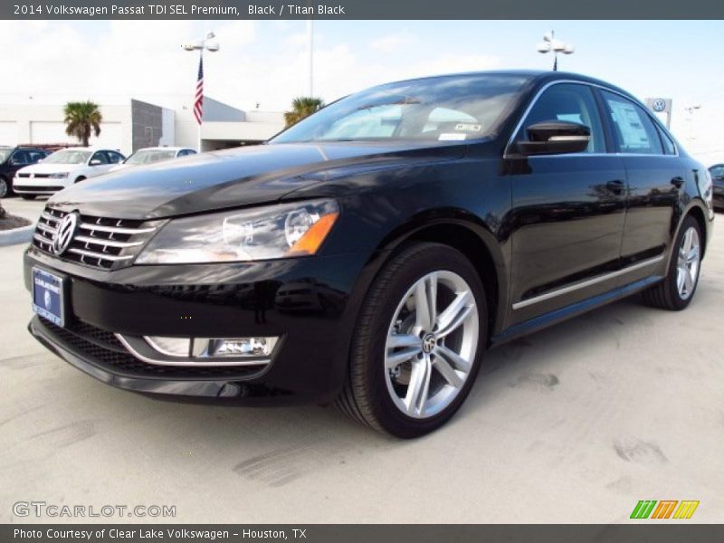 Black / Titan Black 2014 Volkswagen Passat TDI SEL Premium