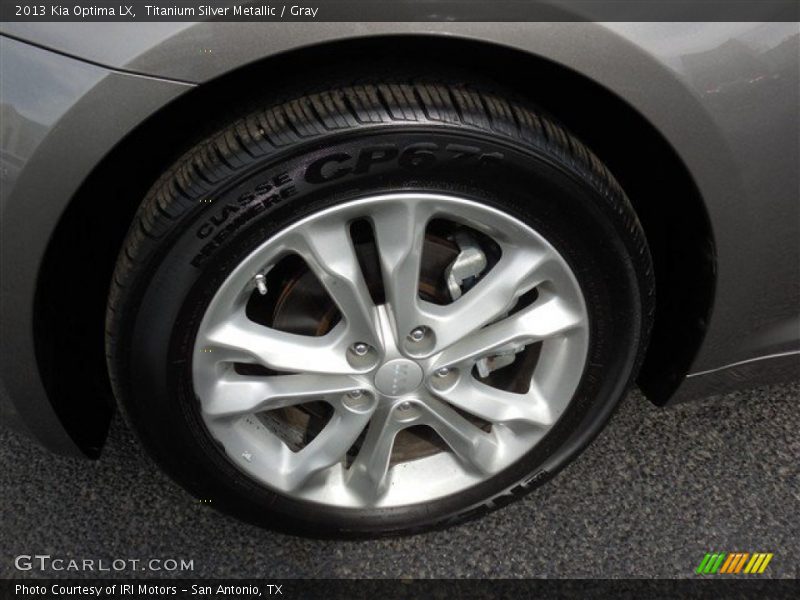 Titanium Silver Metallic / Gray 2013 Kia Optima LX