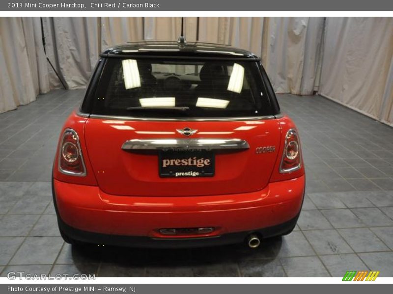 Chili Red / Carbon Black 2013 Mini Cooper Hardtop