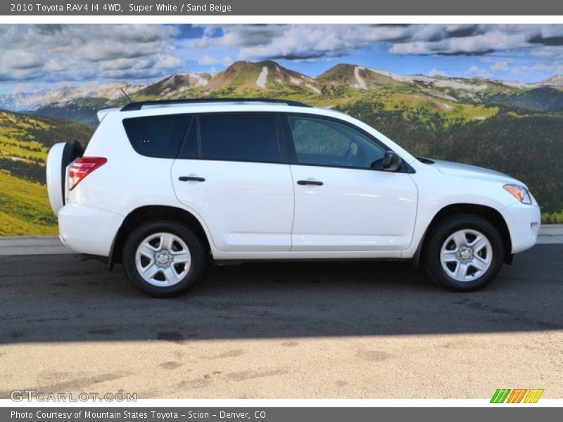 Super White / Sand Beige 2010 Toyota RAV4 I4 4WD