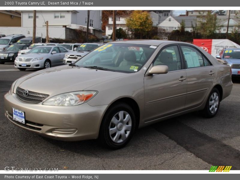 Desert Sand Mica / Taupe 2003 Toyota Camry LE